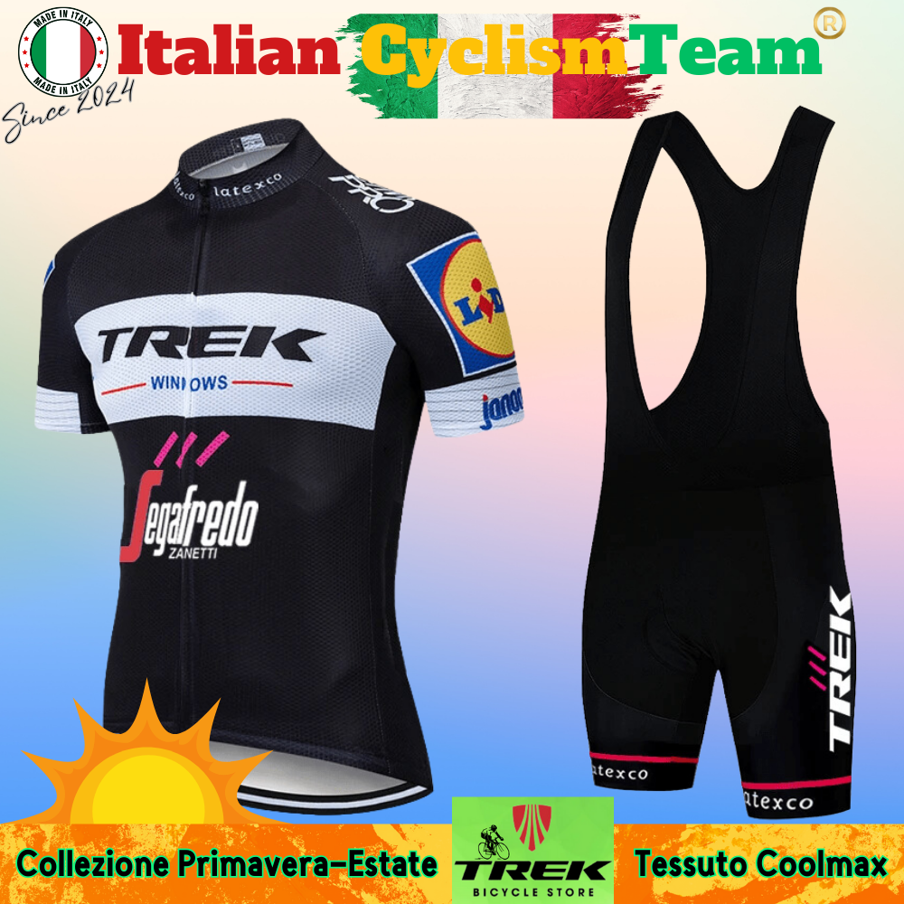 Completo Primaverile da Ciclismo Trek Segafredo Team New 2024